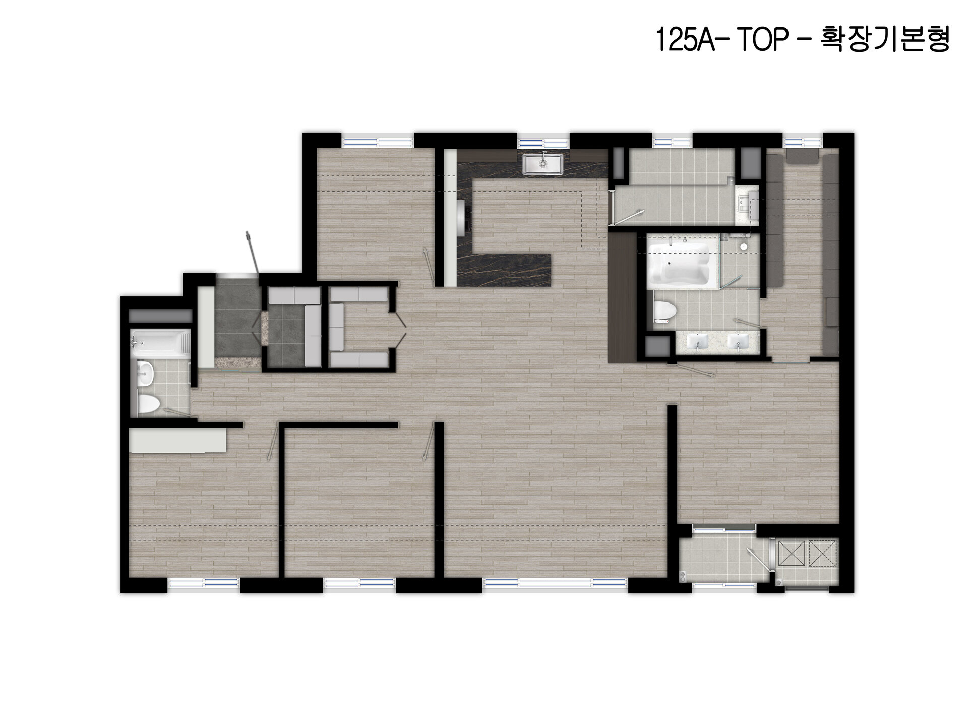 125A 확장 (기본) 평면도